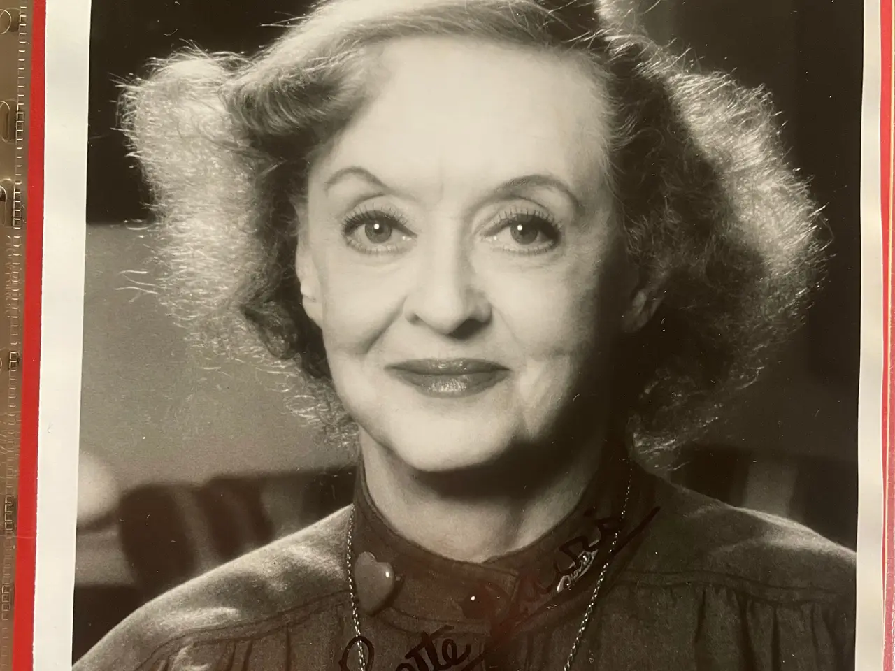 Billede 1 - Autograf af Bette Davis (19x24cm) !