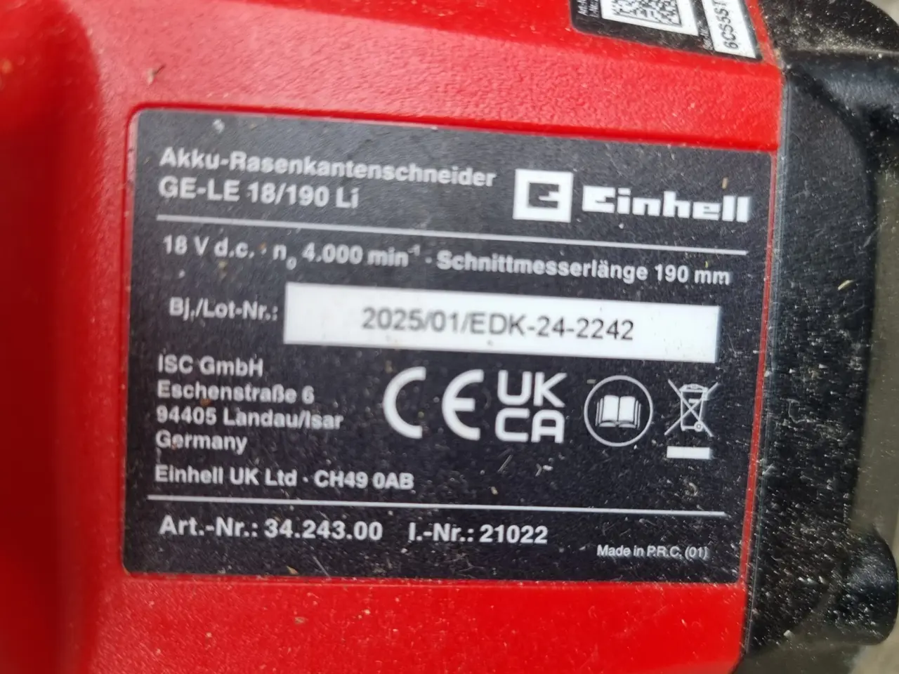 Billede 5 - Einhell Kantskære til græskanter