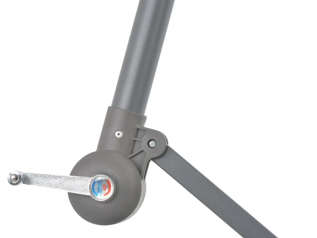 Billede 7 - Hængeparasol med LED-lys 350 cm sort