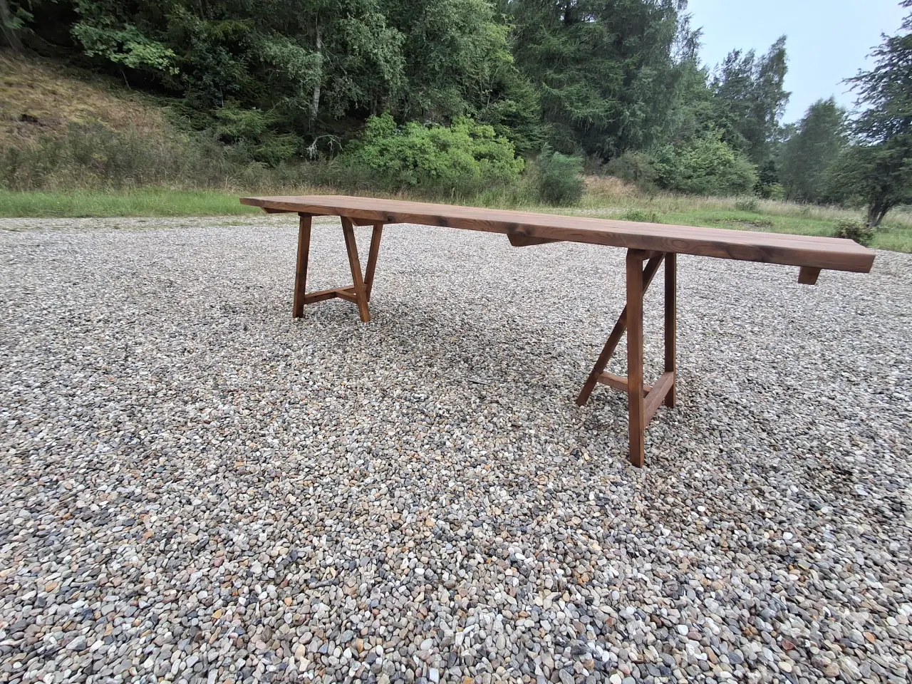 Billede 5 - Havebord, plankebord til udendørs brug.