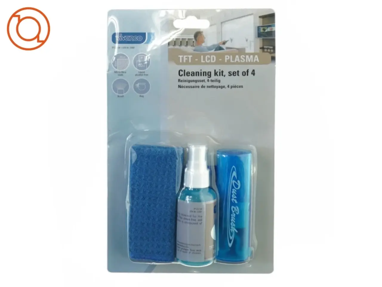 Billede 1 - Cleaning kit TFT LCD PLasma fra Vivanco (str. 26 x 16 cm)