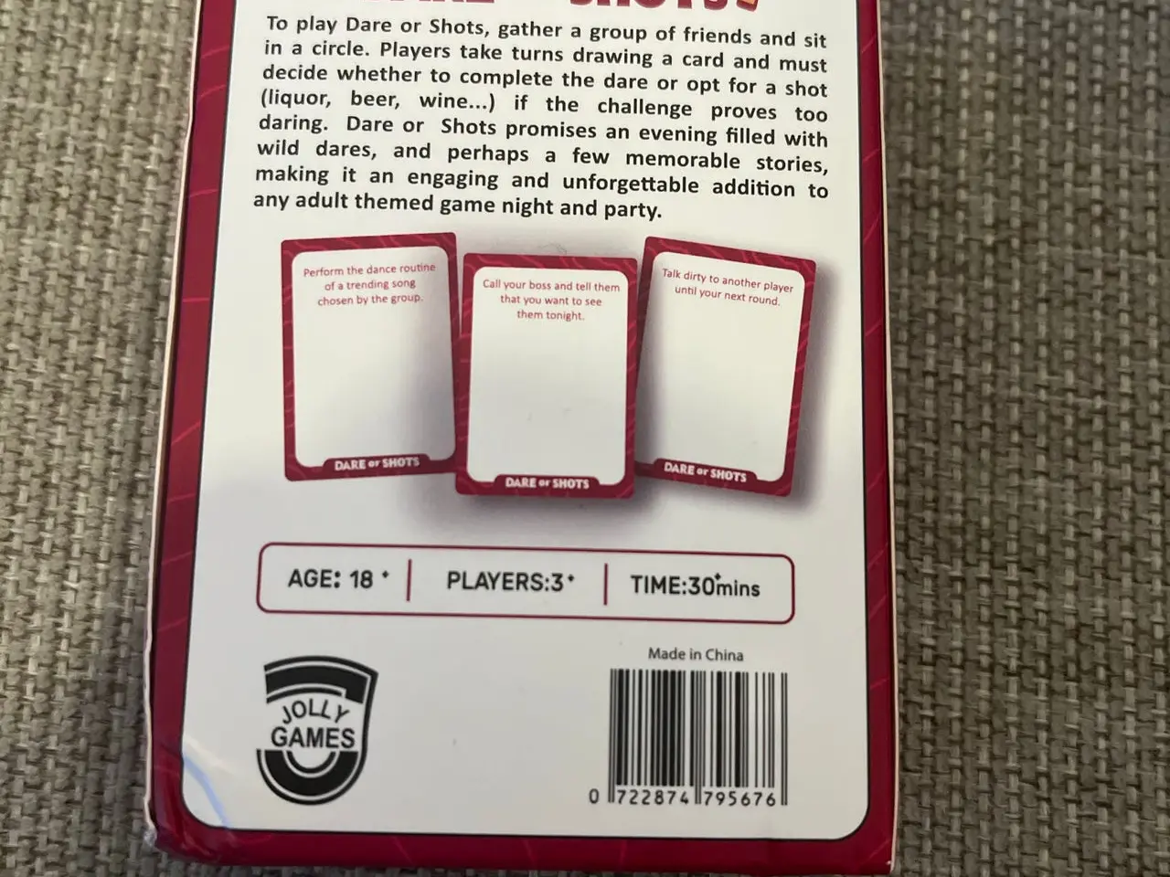 Billede 2 - Drukspil - Dare or Shots Selskabsspil Kortspil