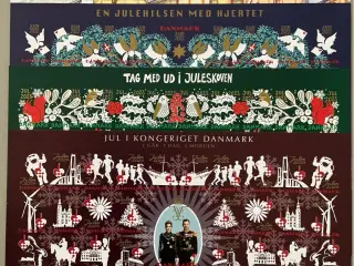 Julemærker Danmark utakkede samler helark