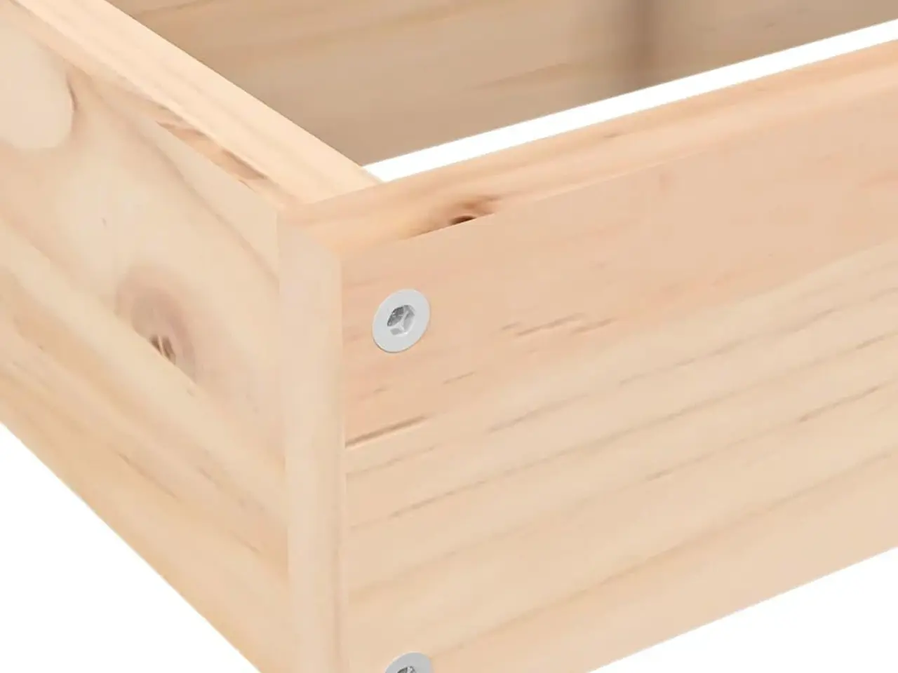 Billede 7 - Plantekasse 4 niveauer 80,5x79x36 cm massivt fyrretræ