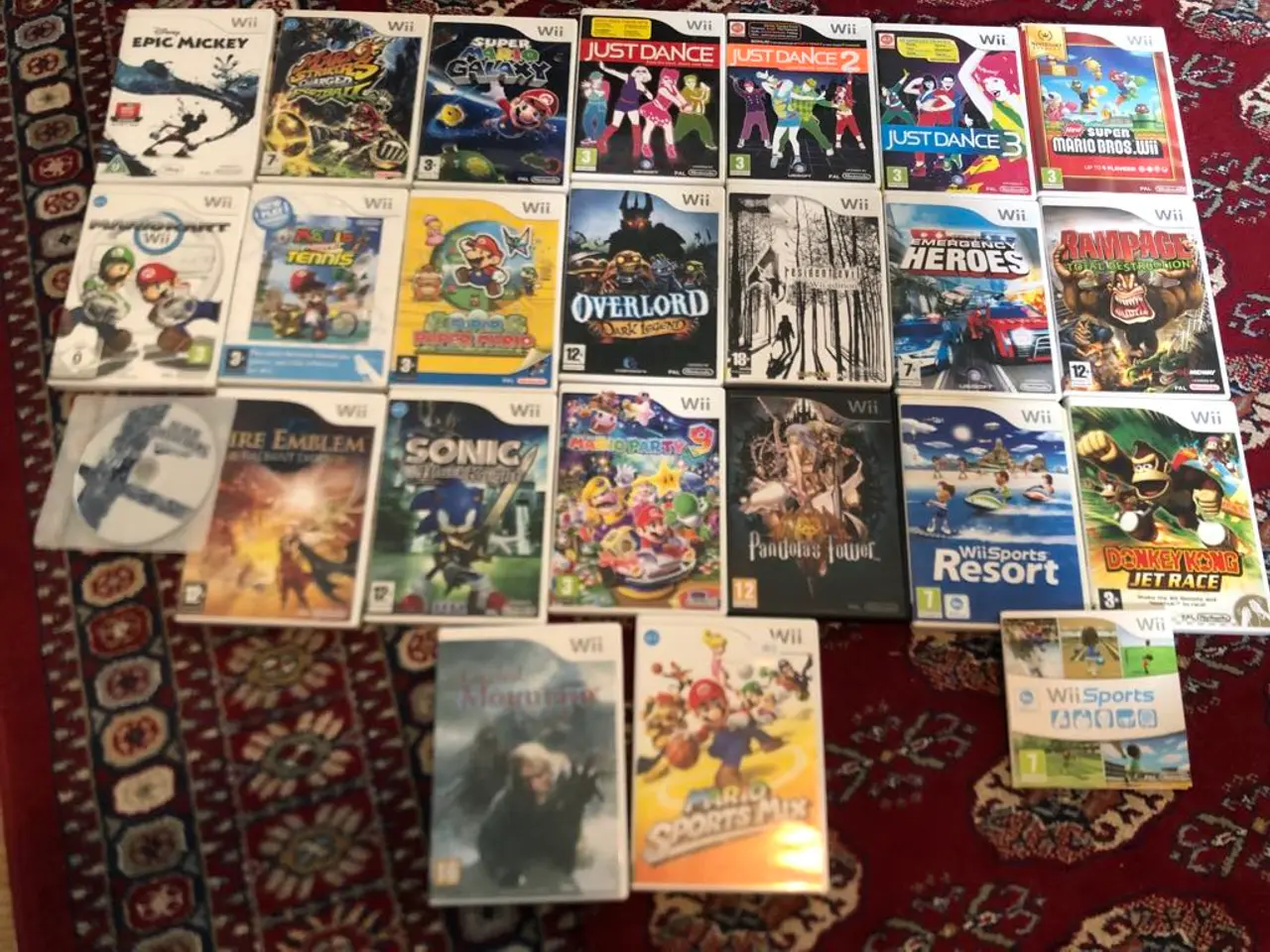 Billede 1 - forskellig pris, Just dance, Mario kart, Wii Sport