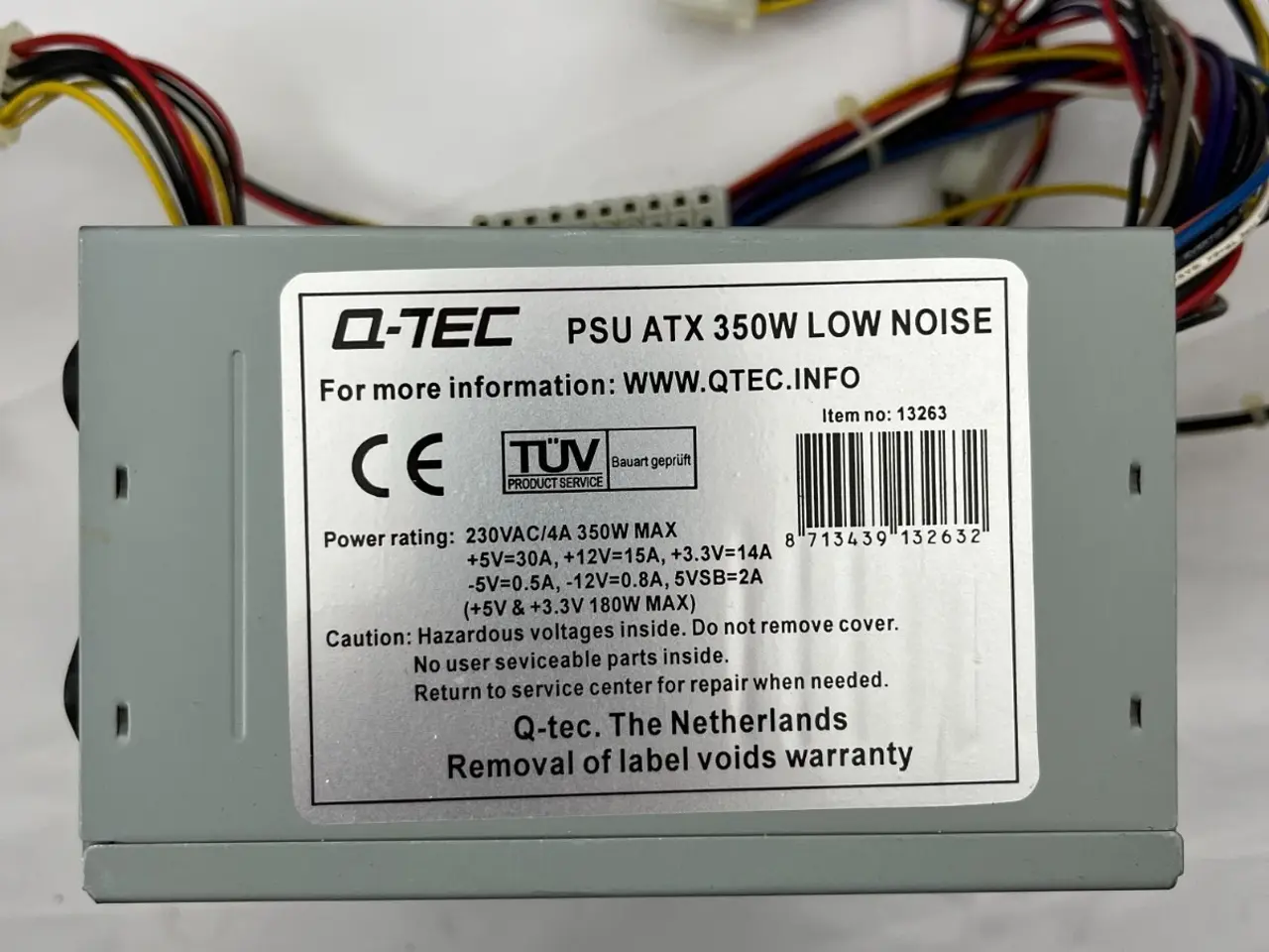 Billede 4 - Q-Tec ADT-350 ATX 350W Low Noise Temperature –