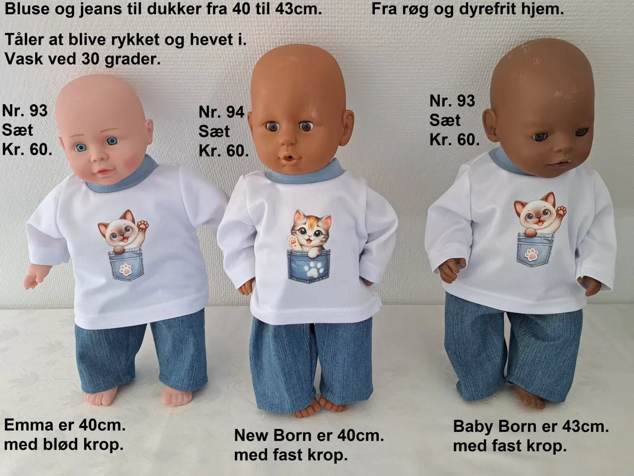 Billede 20 - Dukketøj til Babyborn på 36 og 40cm. 