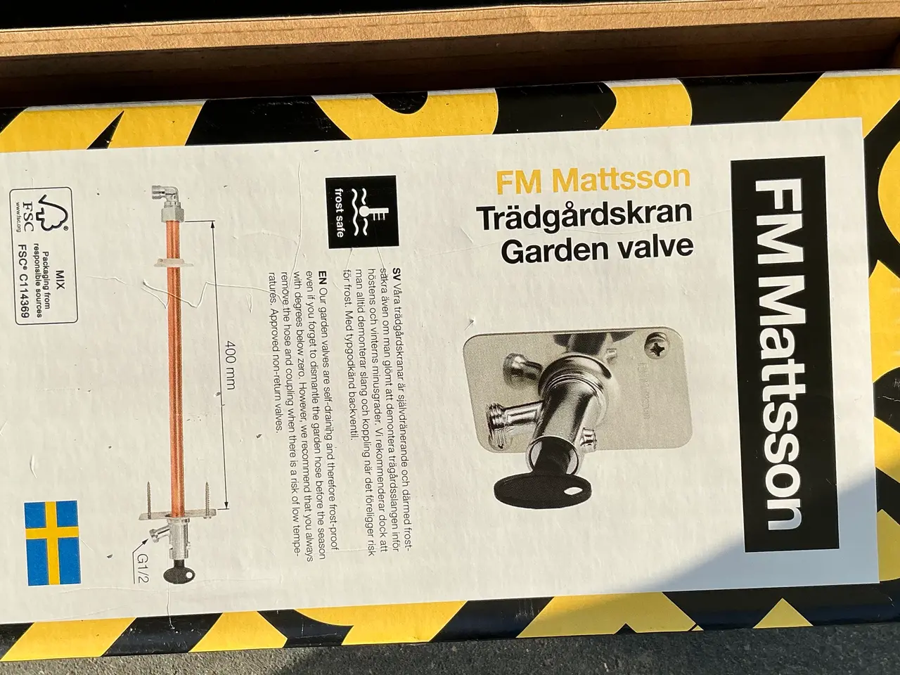 Billede 4 - FM Mattsson udendørshane 400 mm kobber/rustfrit