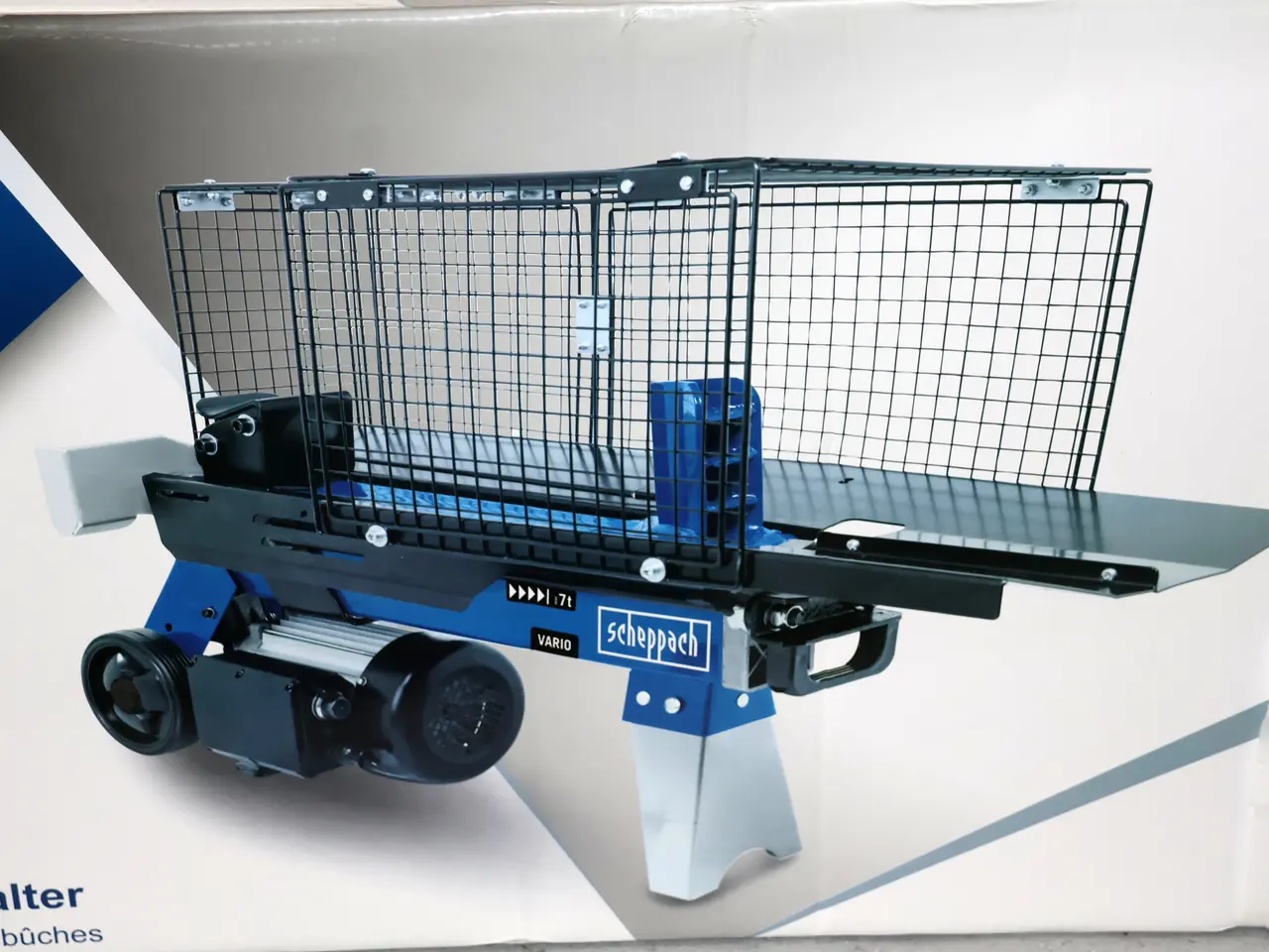 Billede 2 -  7 Tons Scheppach brændekløver, max L 52cm, 230v 