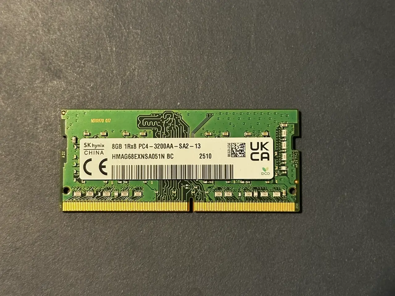Billede 1 - 8 GB ram SODIMM DDR4-3200 SK hynix