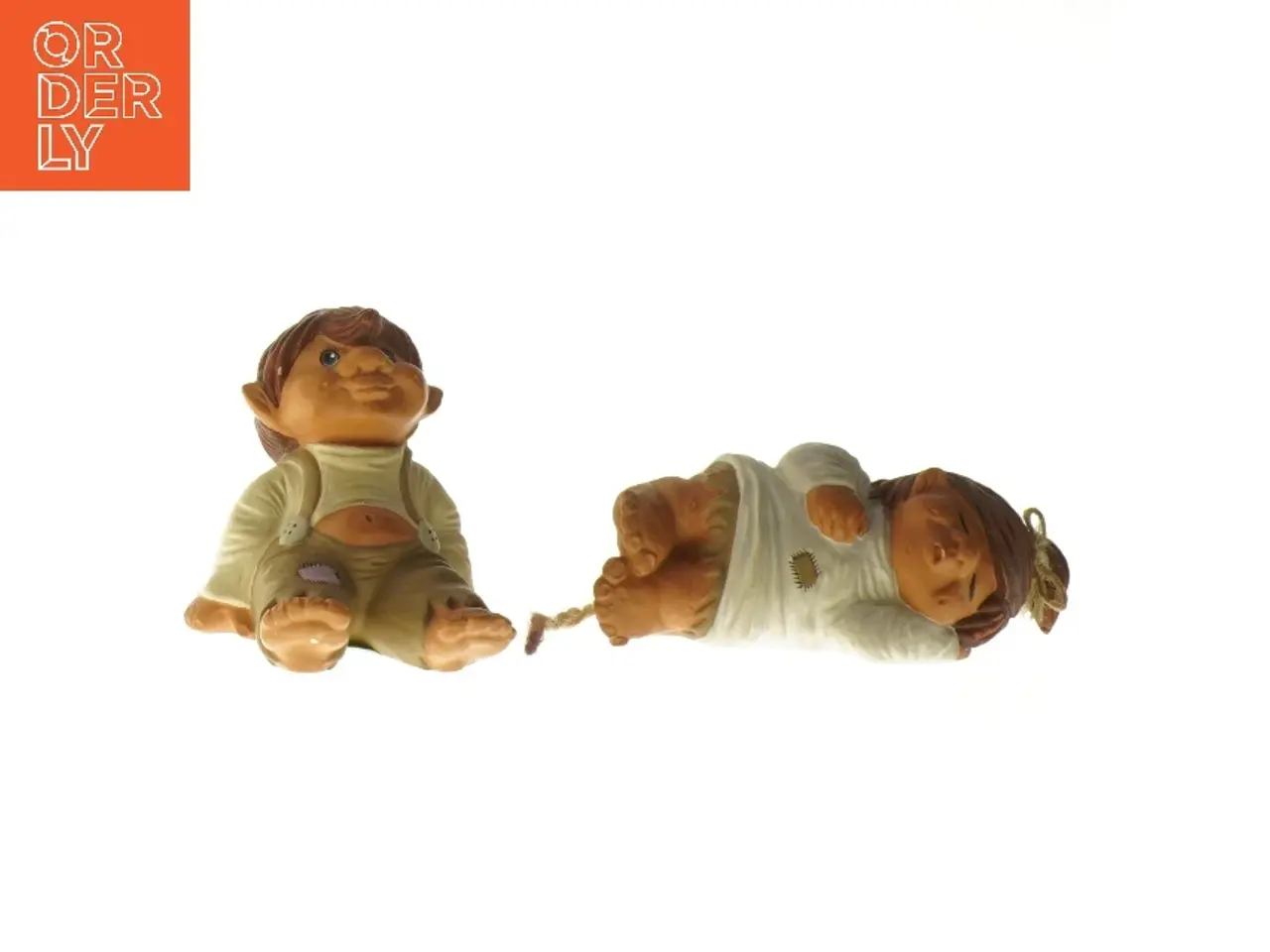 Billede 1 - Keramiske figurer af trolde fra Trip Trap (str. 13 cm)