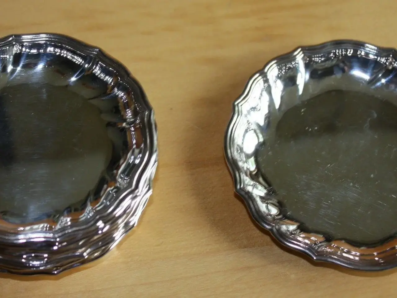 Billede 2 - 8 glasbakker, sølvplet