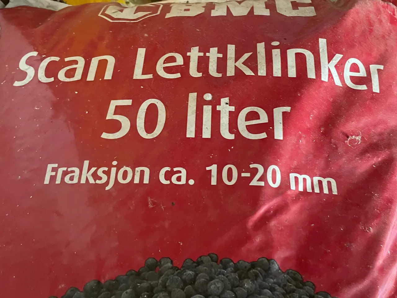 Billede 1 - Leca nødder 10-20mm 8x50 liter