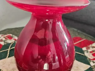 Jule vase rød
