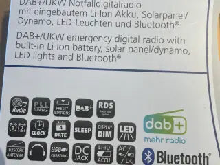 Hel ny nød radio sælges.