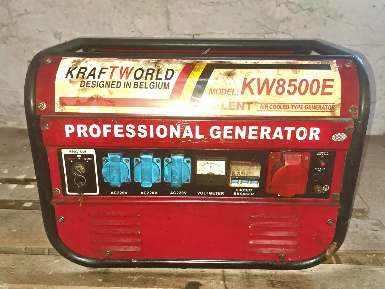 Billede 1 - Prof. Nødstrømsgenerator med selvstart KW8500E
