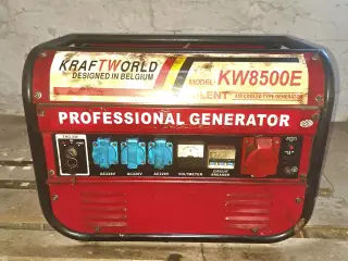 Prof. Nødstrømsgenerator med selvstart KW8500E