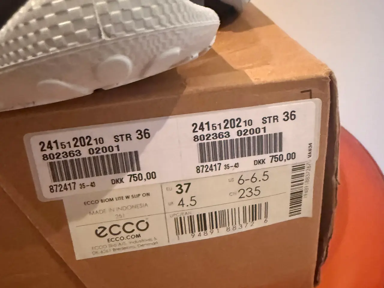 Billede 3 - Ecco Biom Lite damesandal/ballerina (nye)