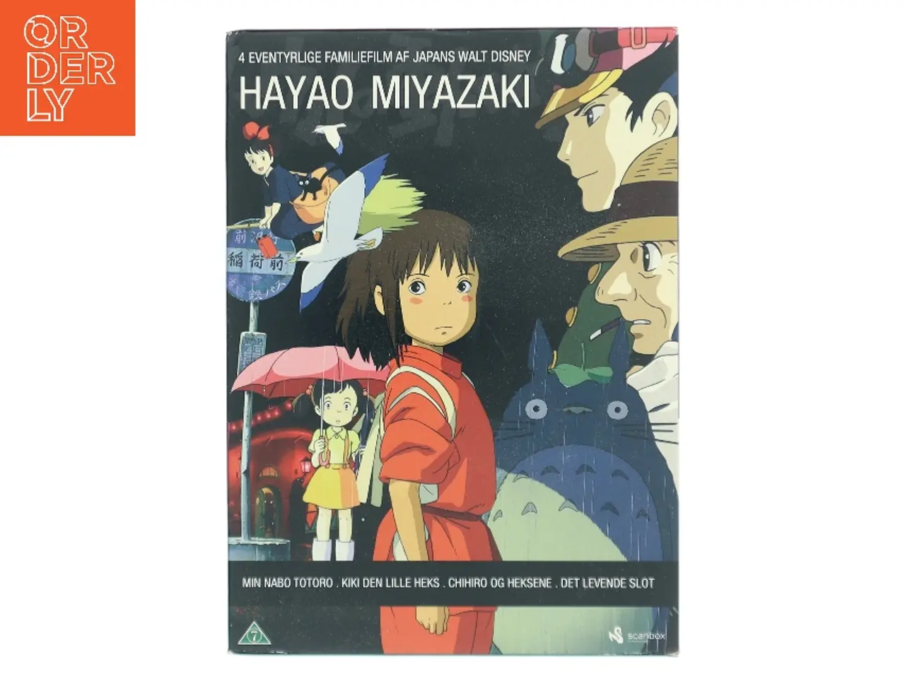 Billede 1 - Hayao Miyazaki: 4 eventyrlige familiefilm (Box Set) (DVD) med Stemme-skuespillere i japanske originaludgaver og danske versioner (ikke specificeret p&