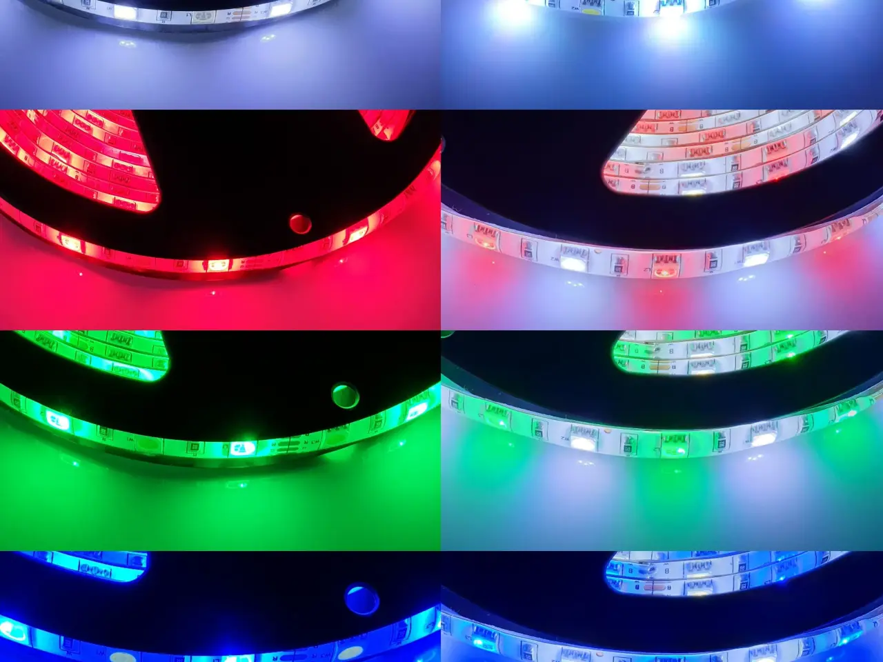Billede 3 - 5m LED RGBW+W (Hvhd Kold) + Fjernbetjening