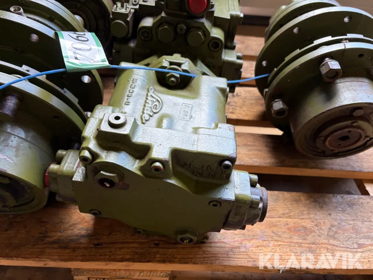 Billede 9 - Lot - gear til hjulmotorer, konverter og hydraulikpumpe - 1 palle