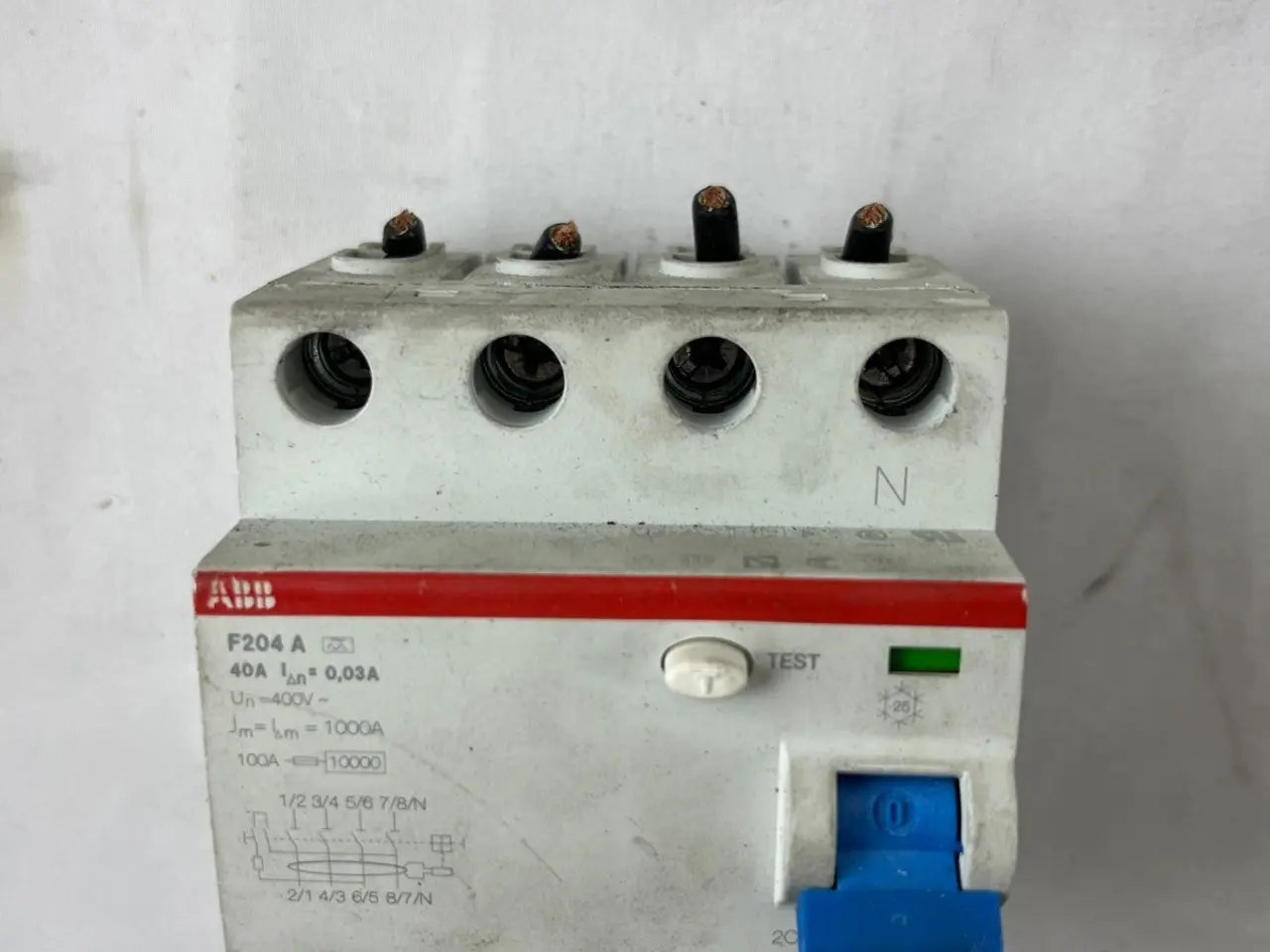 Billede 3 - ABB F204 A 40A 30mA 4-Pole RCCB RCD Residual
