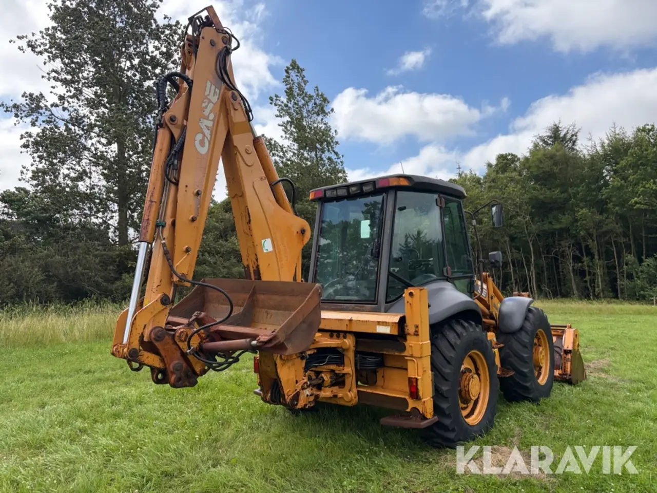 Billede 5 - Rendegraver CASE 695 SM - hydraulisk sideforskydning og ekstra skovle