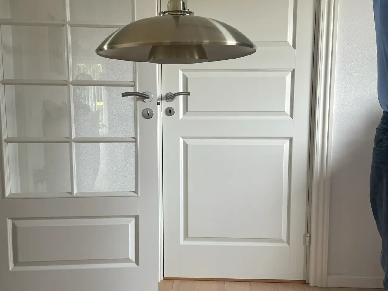 Billede 1 - Messinglampe.