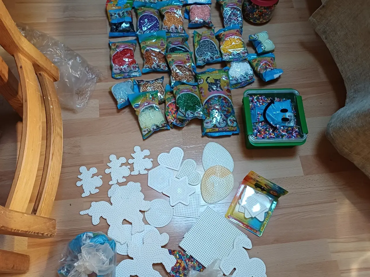 Billede 1 - Perler og plader