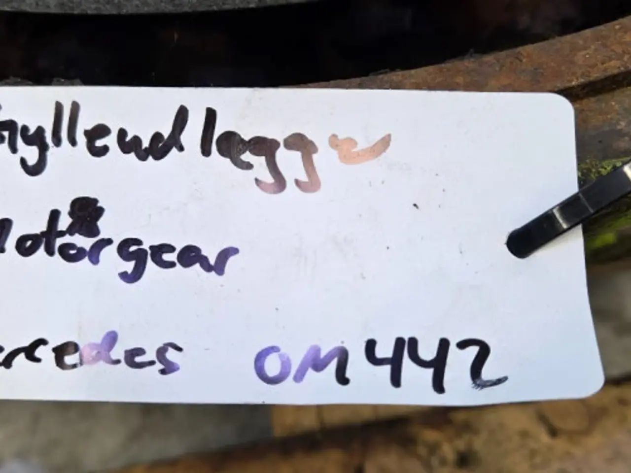 Billede 14 - Mercedes OM442 Motorgear