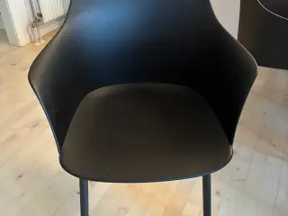 Sort spisebordstole