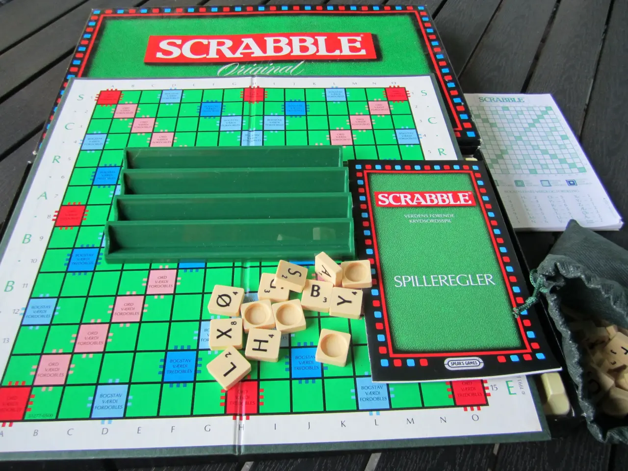 Billede 2 - Spillet. SCRABBLE Original.