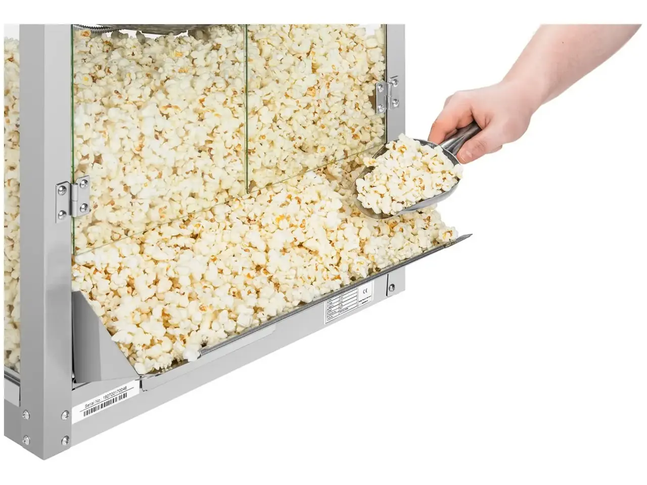 Billede 6 -  Popcornmaskine 88 L – 1350 W – rustfrit stål