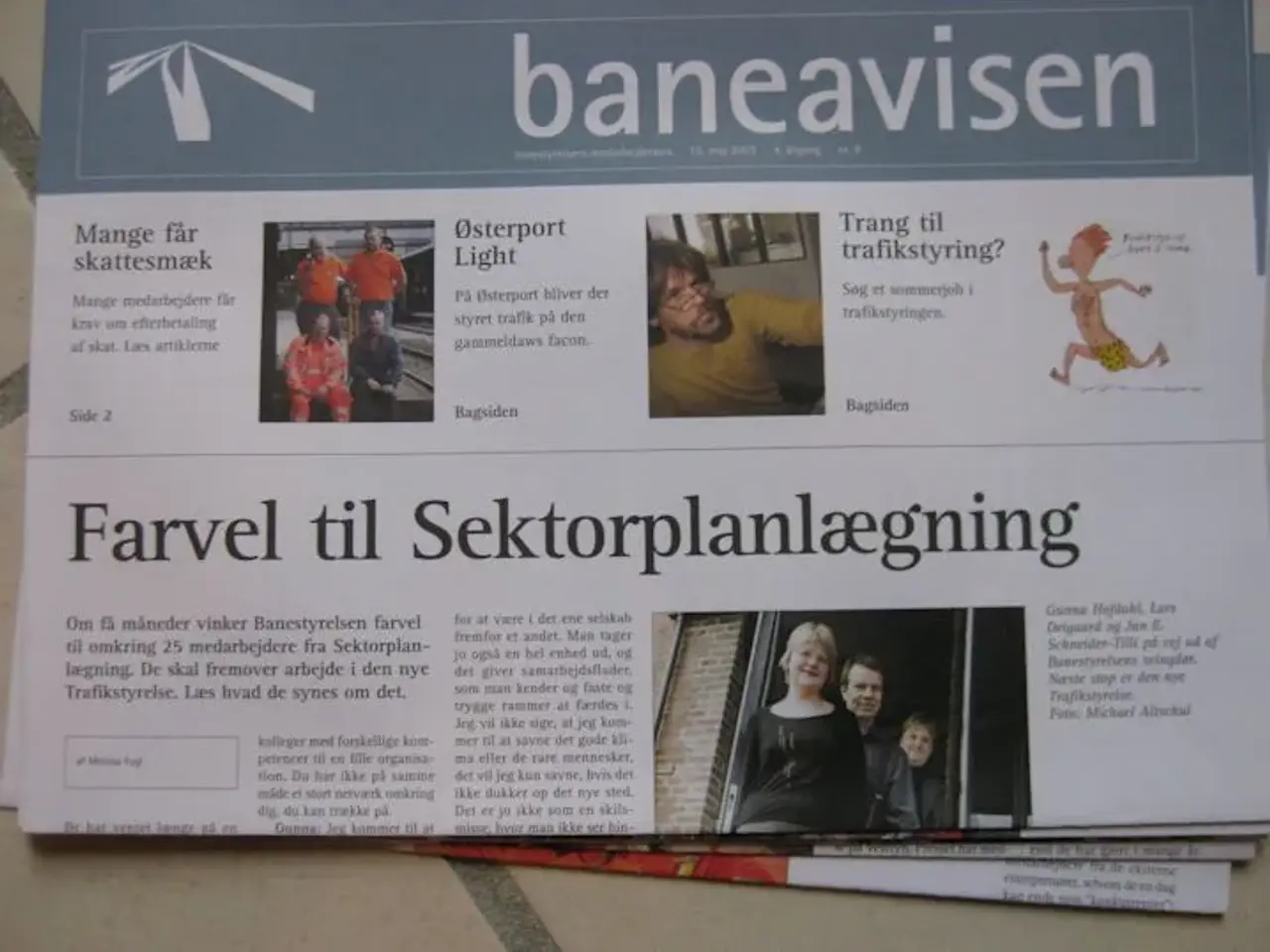 Billede 3 - 20 stk. baneavisen 3-4.årgang 2002-03.