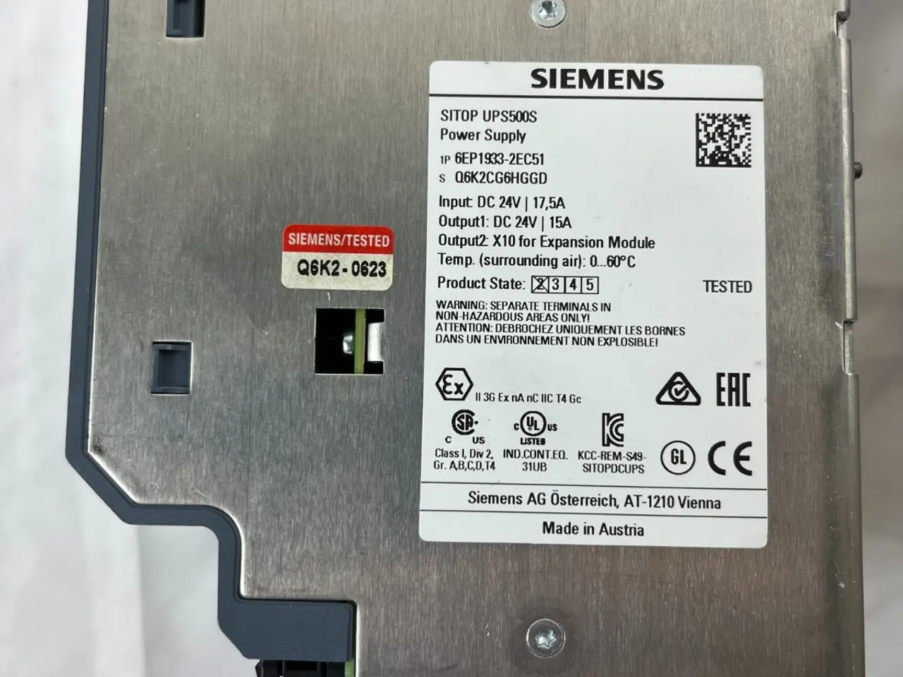 Billede 11 - Siemens SITOP UPS500S 6EP1933-2EC51 24V 15A UPS