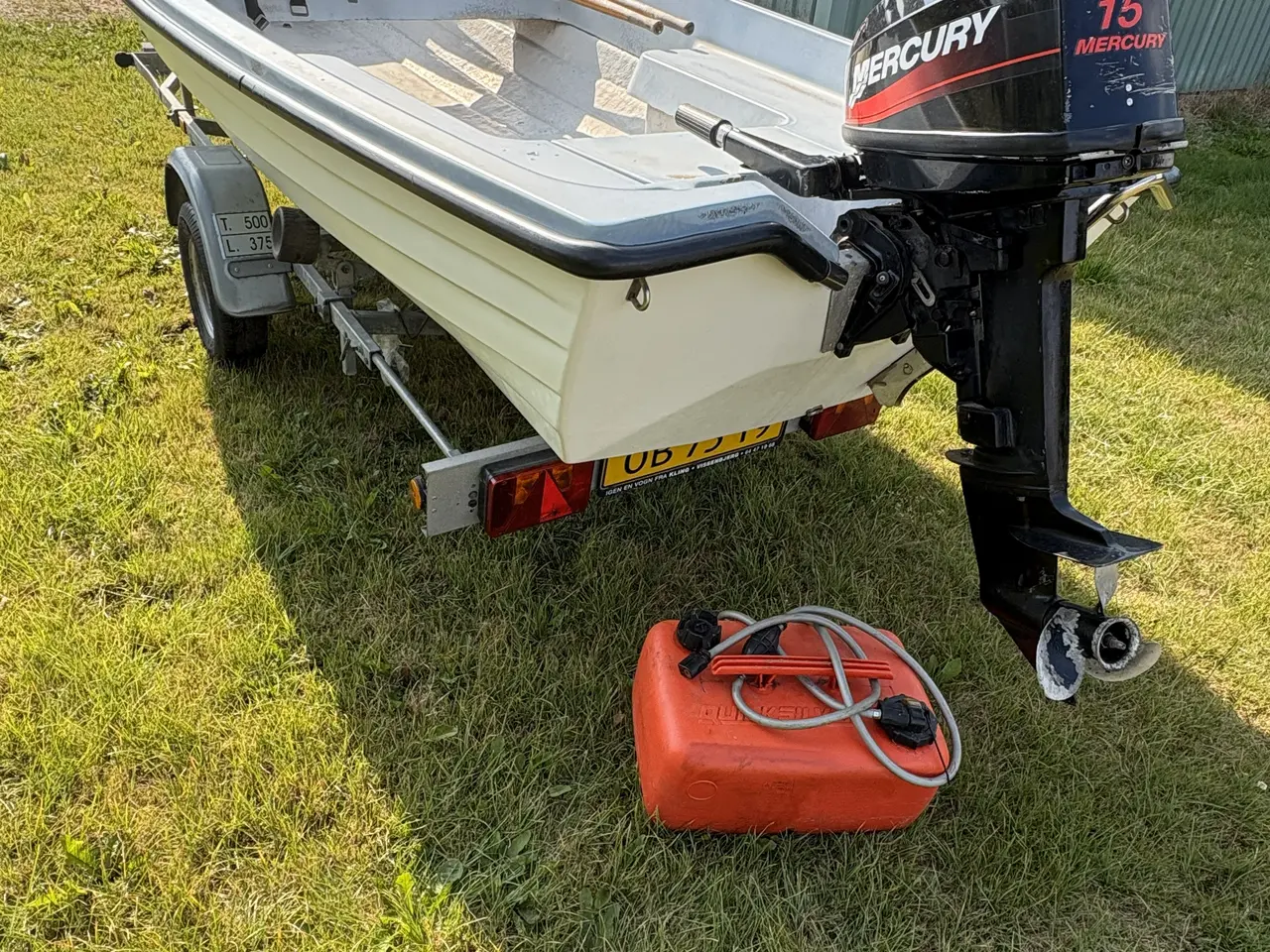Billede 5 - Komplet: Ryds 14 f. jolle, 15 hk motor og trailer