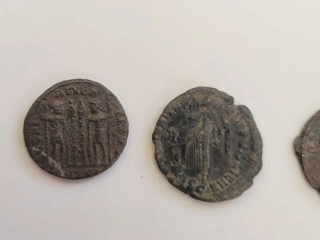Billede 4 - 5 ægte romerske mønter – ca. 300–400 e.Kr.
