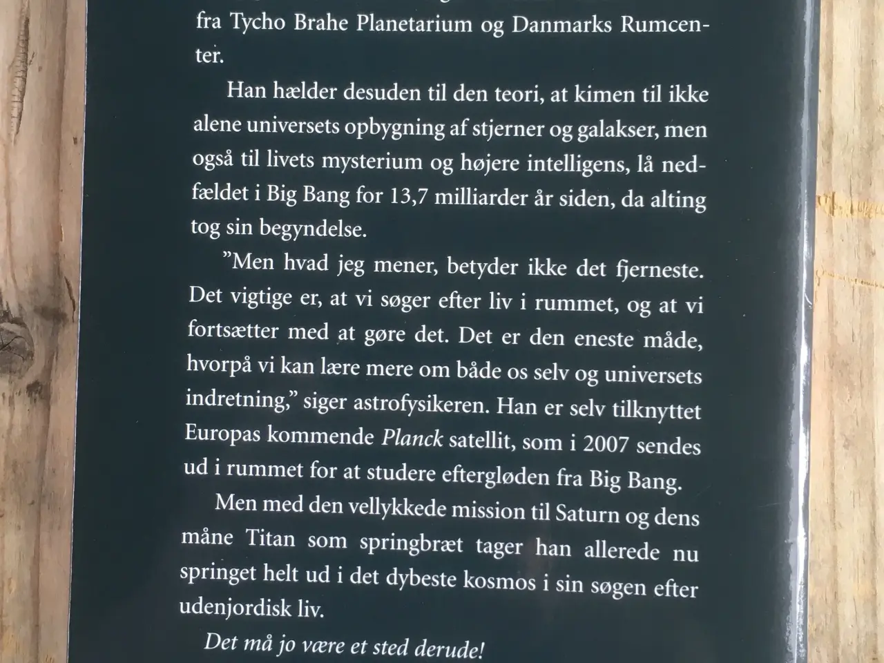 Billede 2 - Universet - Dødt Eller Levende, Jens Kerte