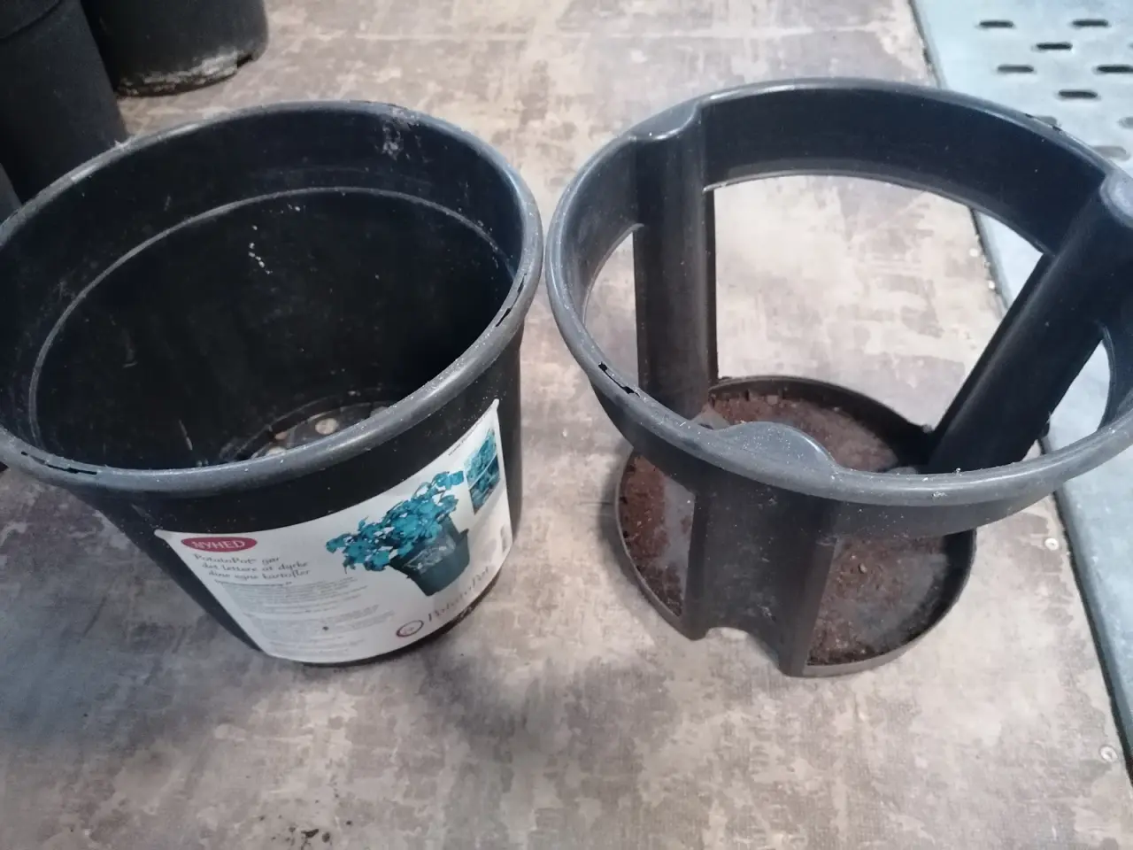 Billede 5 - PotatoPot kartoffelkrukker sorte plast potter