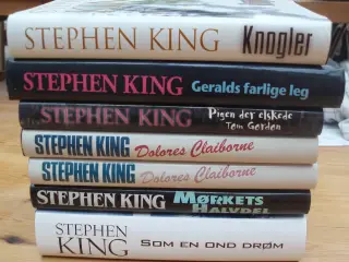 Stephen King Hardback bøger