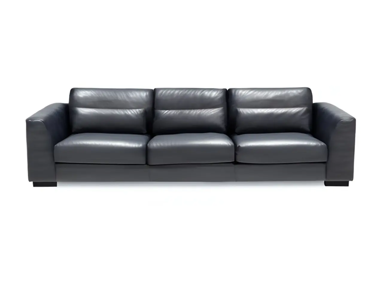 Billede 1 - Skive 3 pers lædersofa