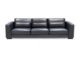 Skive 3 pers lædersofa