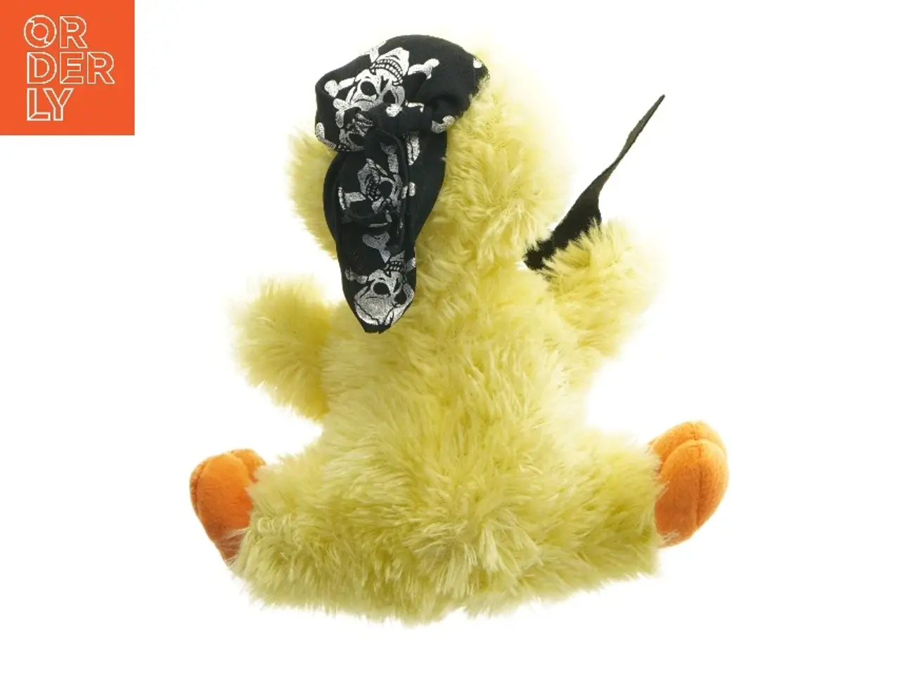 Billede 2 - Plys ande bamse med pirattema (str. 27 cm)