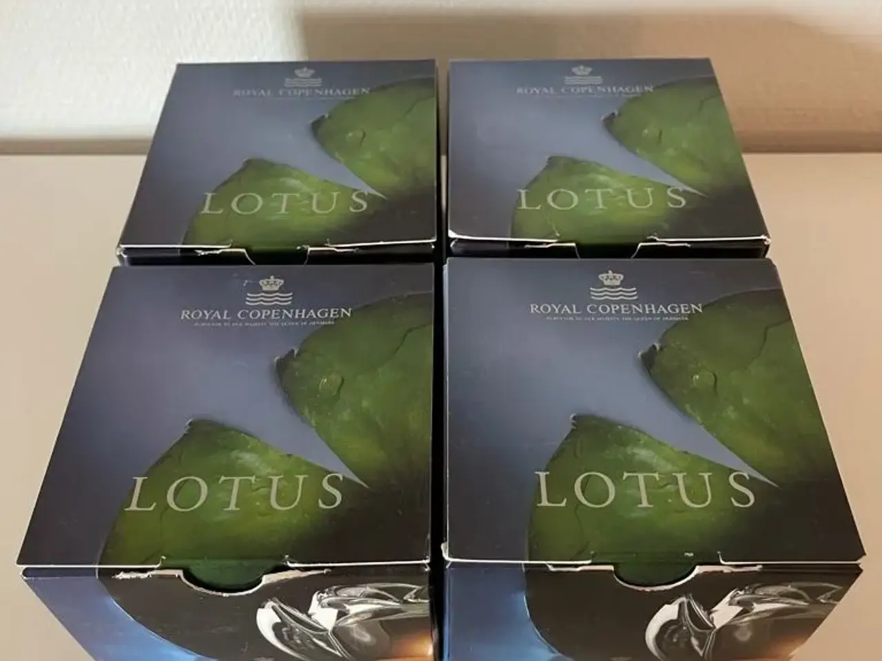 Billede 7 - Fire nye Lotus lysestager fra Royal Copenhagen
