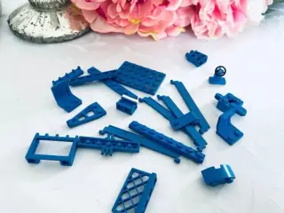 Lego, blandet, blå