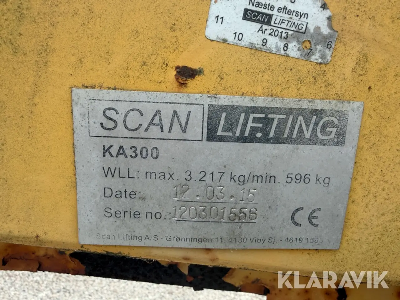 Billede 5 - Løfteåg Scan Lifting KA300