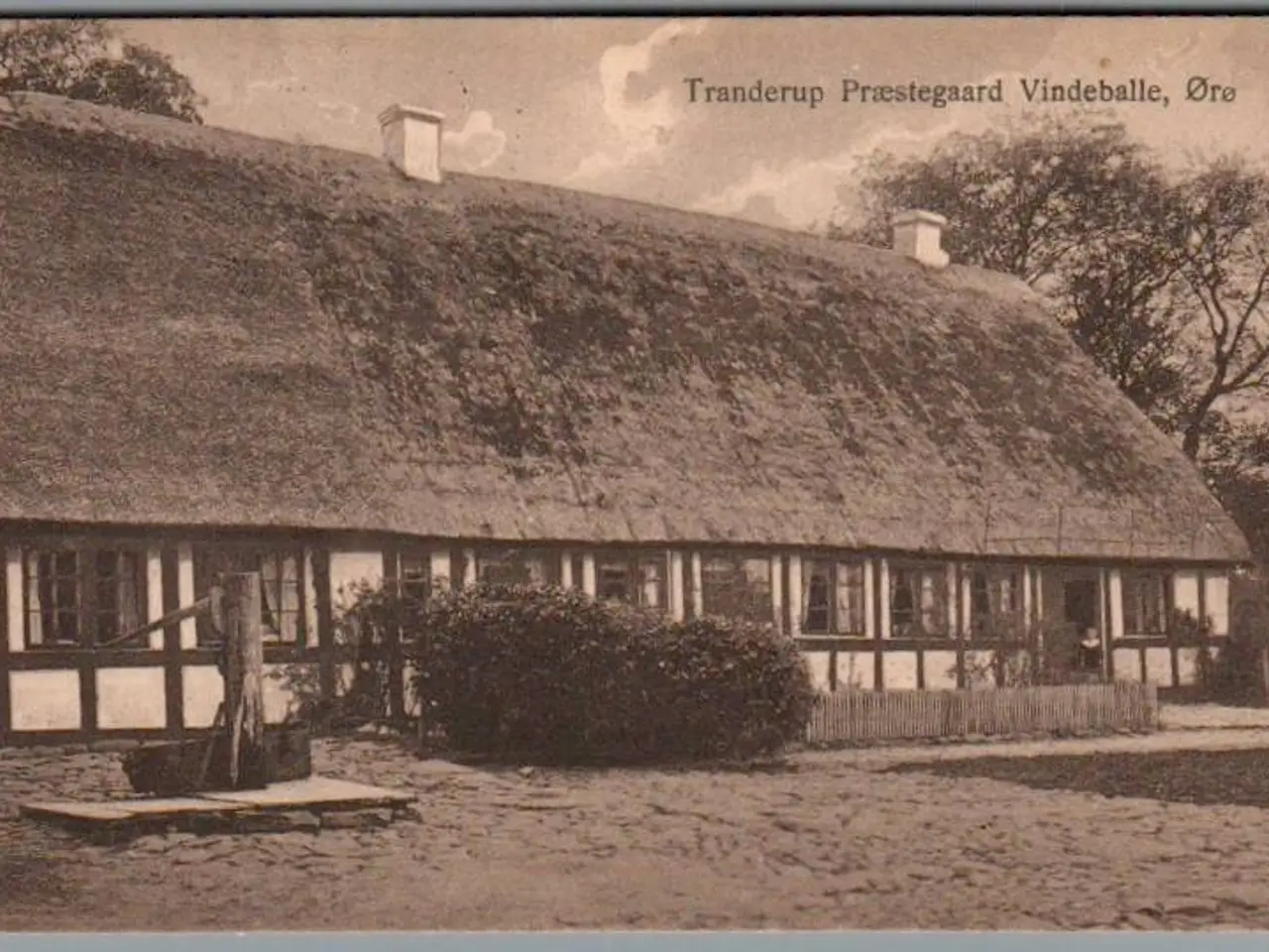 Billede 1 - Tranderup Præstegaard - Vindeballe - Ærø - Postkort - Brugt