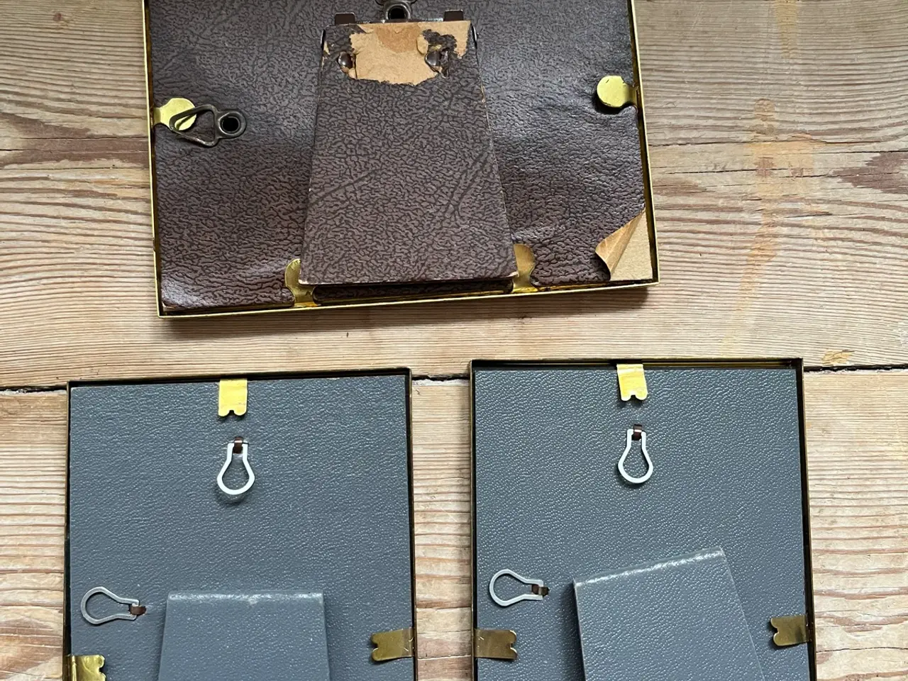Billede 4 - Små rammer, 1 med buet glas
