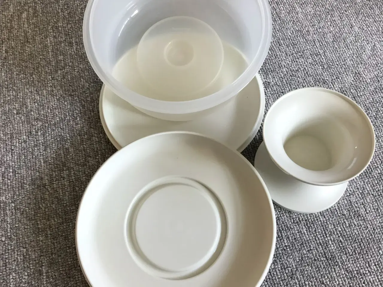 Billede 2 - Tupperware Festopsats med lagkagelåg
