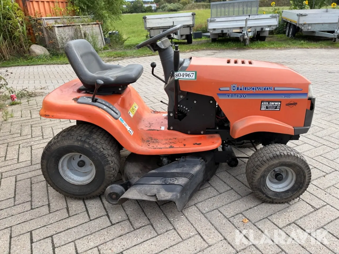 Billede 4 - Græsslåmaskine Husqvarna YT 130